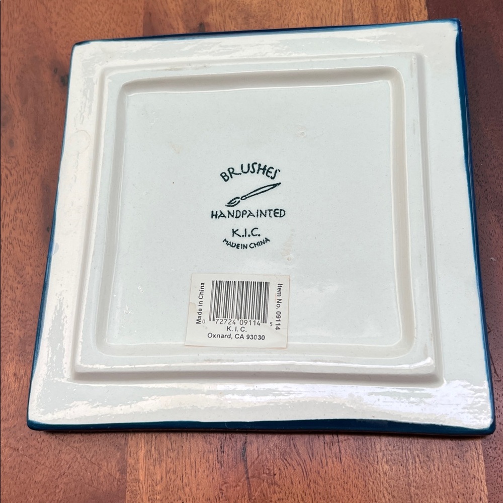 Ceramic Sea Life Tile Trivet - Picture 2 of 3